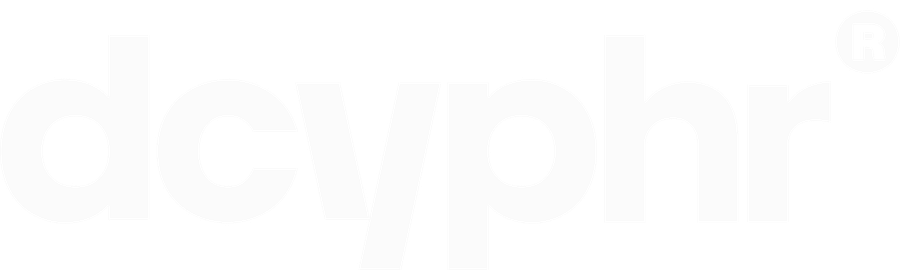 dcyphr.® Logo weiß
